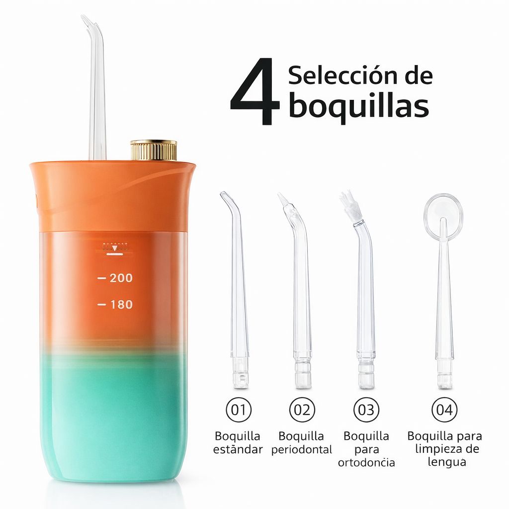 Combo Sonrisa Premium – Carbón Activado + Irrigador Bucal